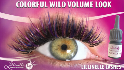 Wild Volume Look mit farbigen Wimpern - Berlin